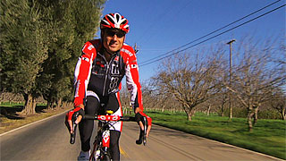 Photo: Bike racer training